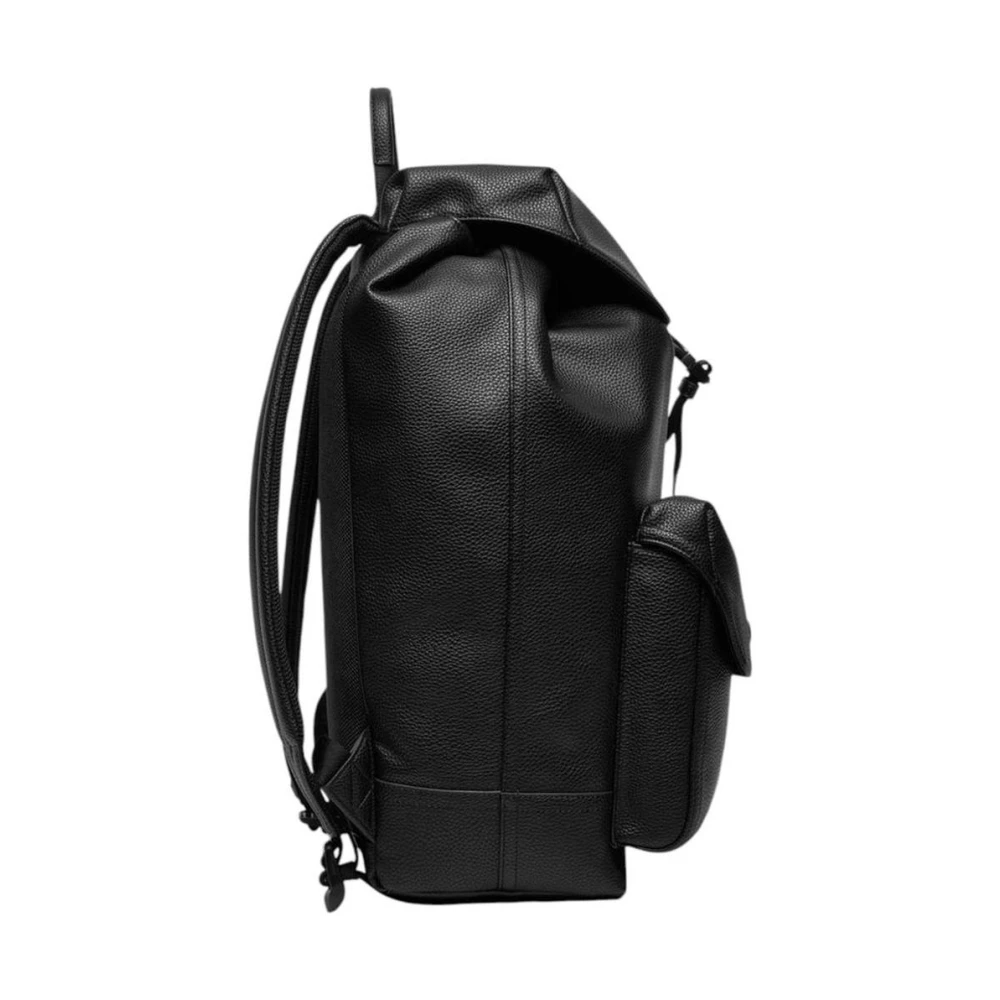 Calvin Klein Jeans Stedelijke Flap Rugzak met Geweven Banden Black Heren