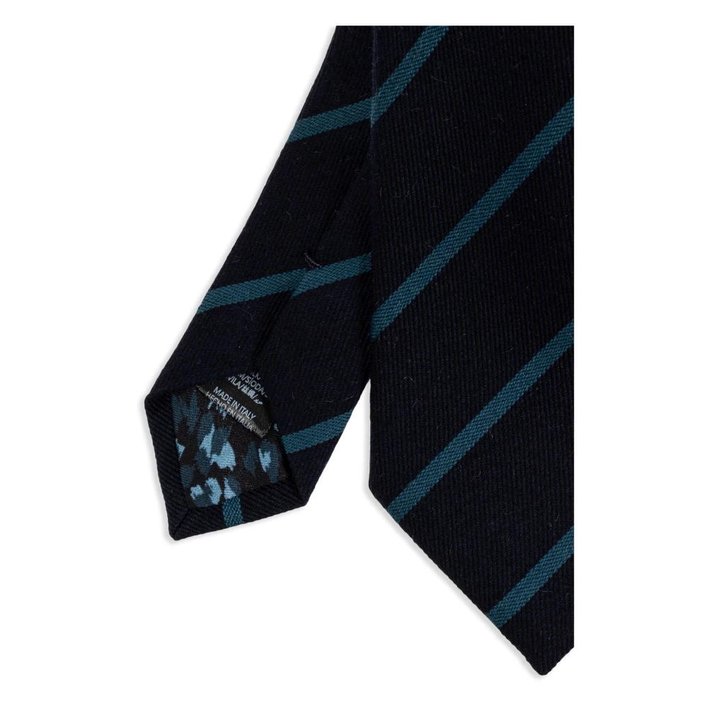 PS By Paul Smith Gestreepte heren stropdas Blue Heren