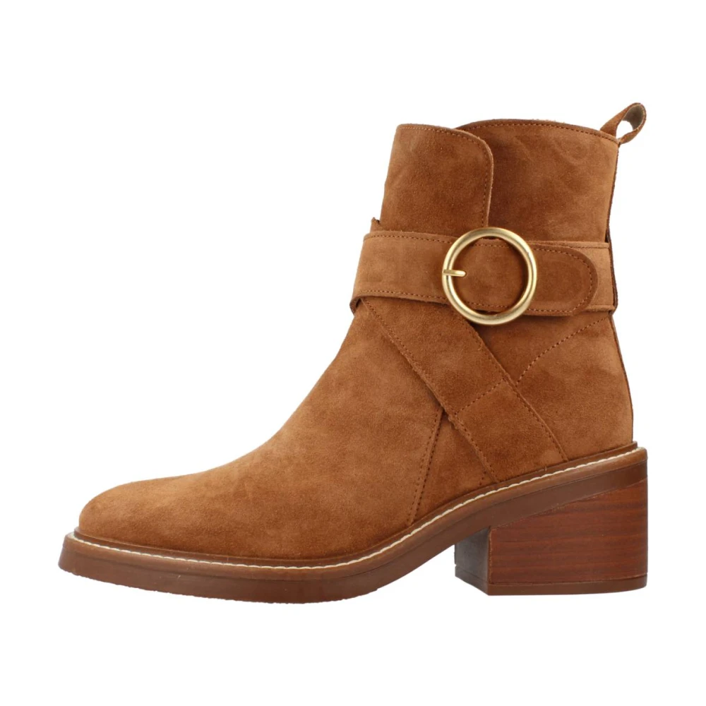 Alpe Ankle Boots Brown Dames