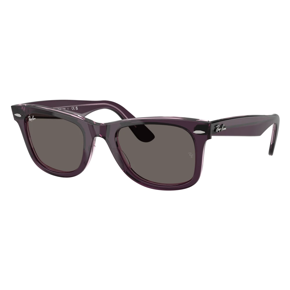 Ray-Ban Unisex Purple Sunglasses, 50 Mm, Classic Wayfarer Sunglasses