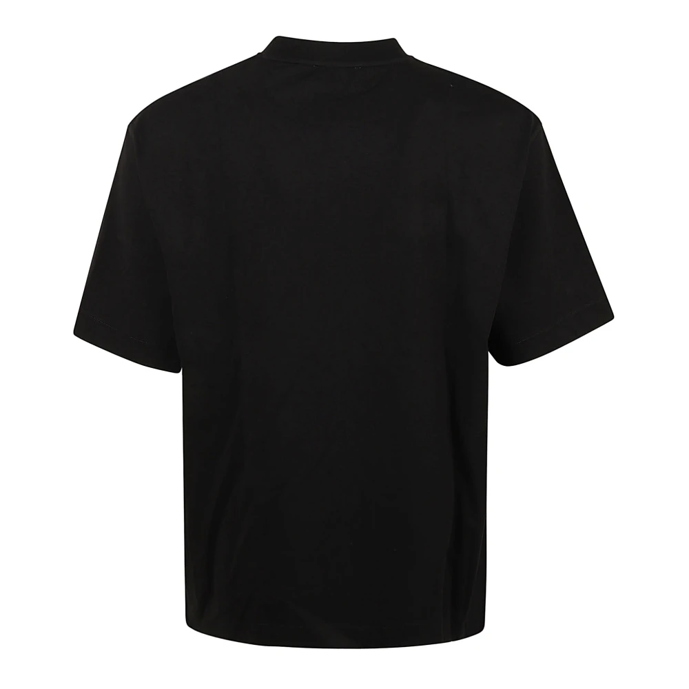 Off White Zwarte College Skate T-shirts en Polos Black Heren