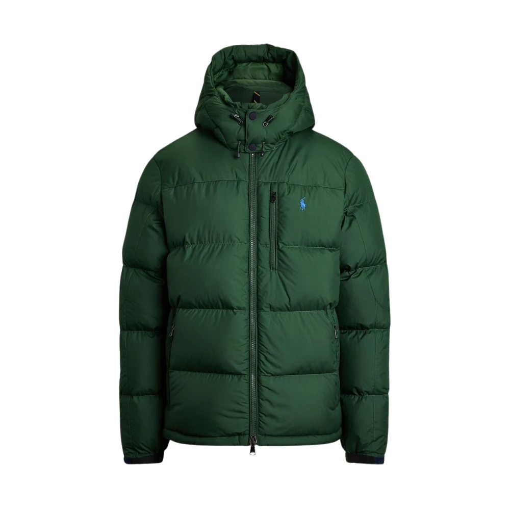 Polo Ralph Lauren Green Denim Jackets, Male, Xl, Gorham Down Jacket