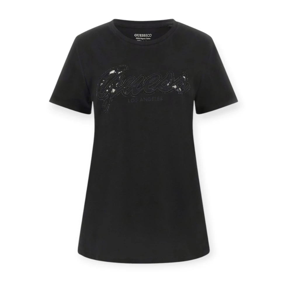 Guess Katoenen T-shirt Black Dames