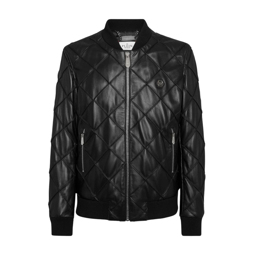 Philipp Plein Stijlvolle Jas voor Mannen Black Heren
