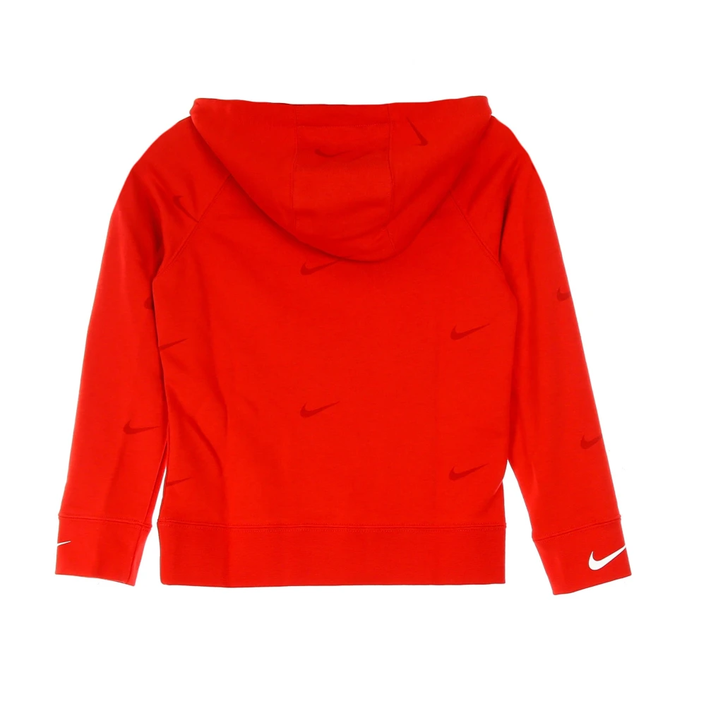Nike Jongens Lichtgewicht Hoodie Fleece Pullover Red Heren