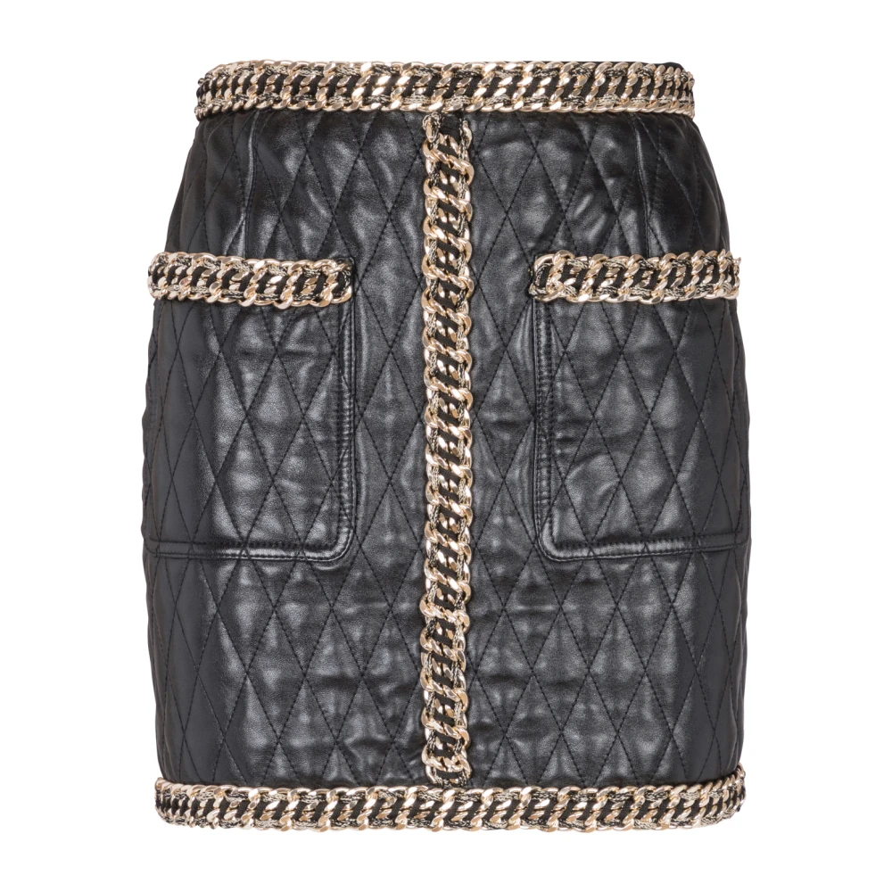 Skirts > Leather Skirts - - Balmain - Modalova