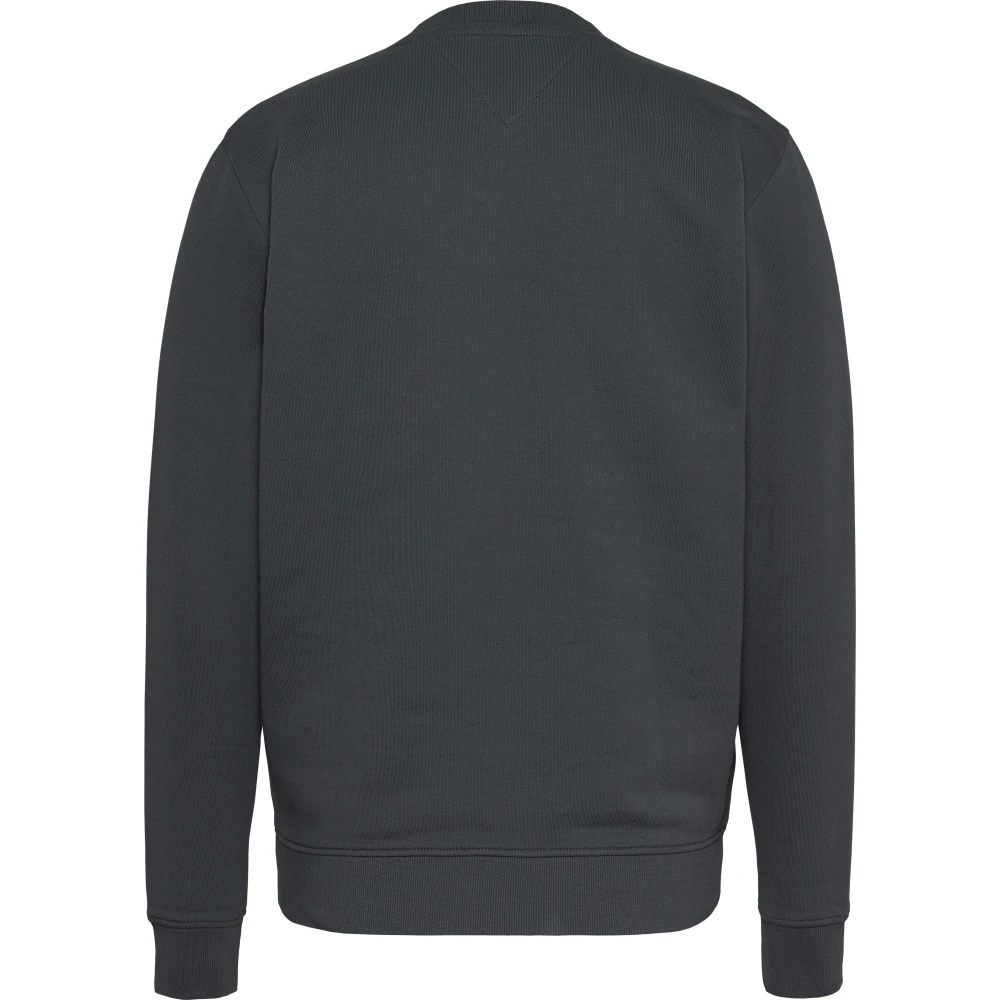 Tommy Jeans Blauwe Sweater met Tonaal Logo Blue Heren