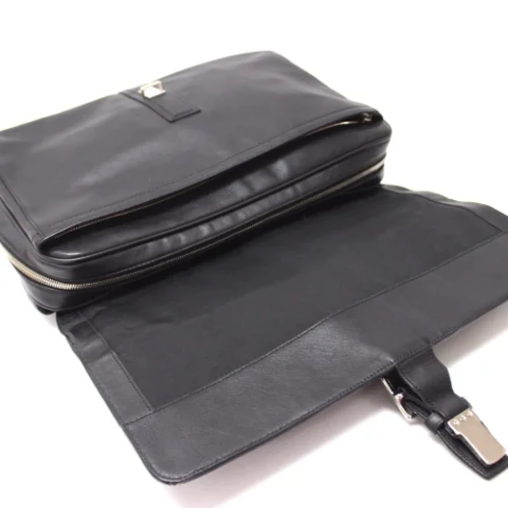 Coach Pre-owned Leather handbags Black Dames