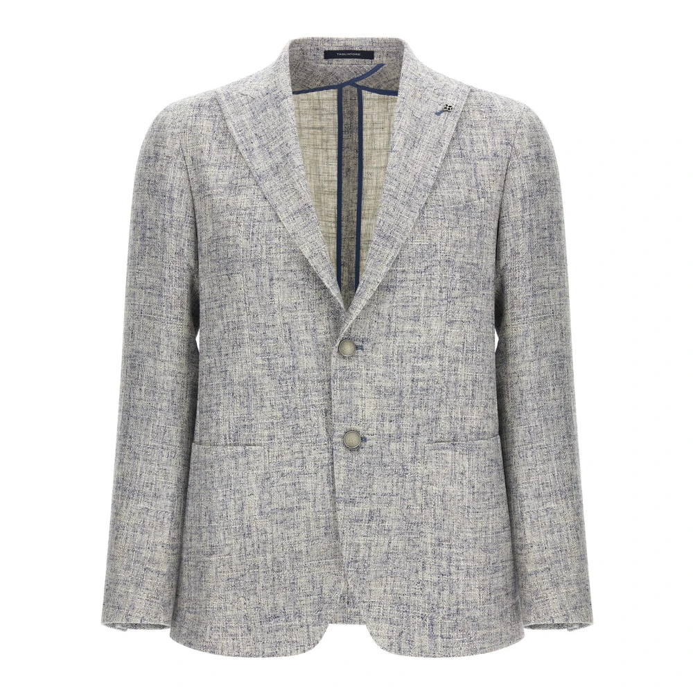Tagliatore Mannelijk Blauw Kostuums Heren, 3XL, Katoen, Montecarlo Single-Breasted Blazer