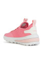 baskets-fille-corail-blanc