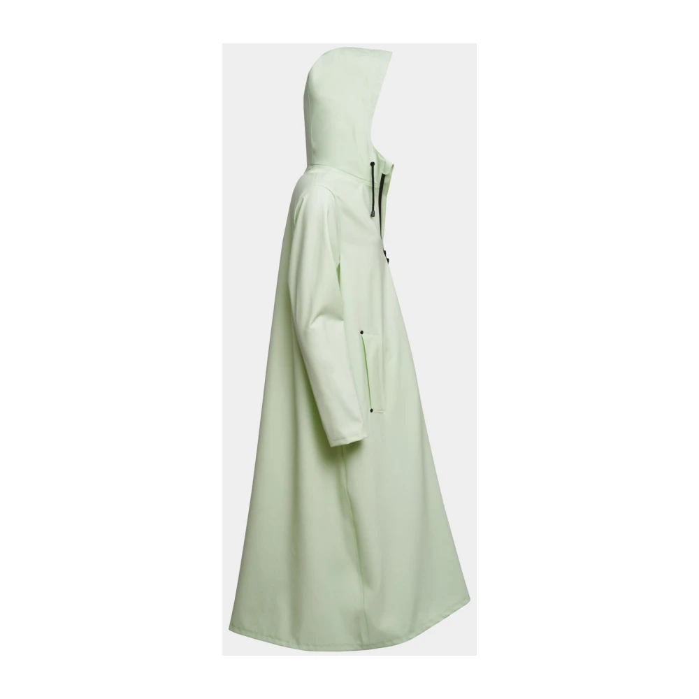Stutterheim Lichtgewicht Knielange A-Lijn Regenjas Green Dames