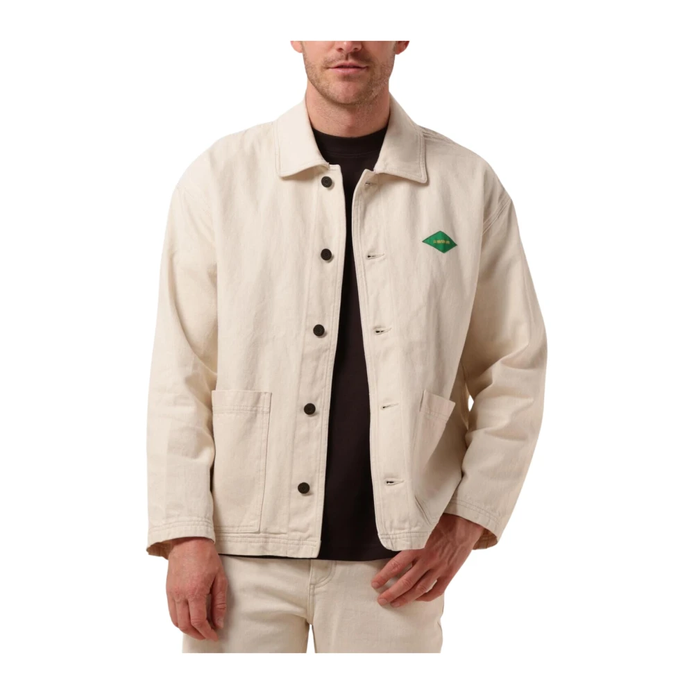 American vintage Ecru Overshirt Datcity Beige Heren