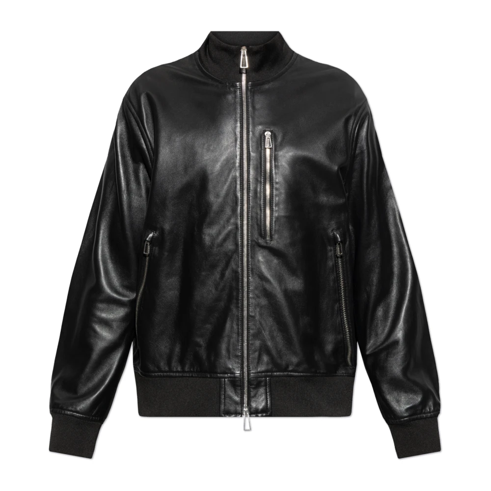 PS By Paul Smith Leren 'bomber' jack Black Heren