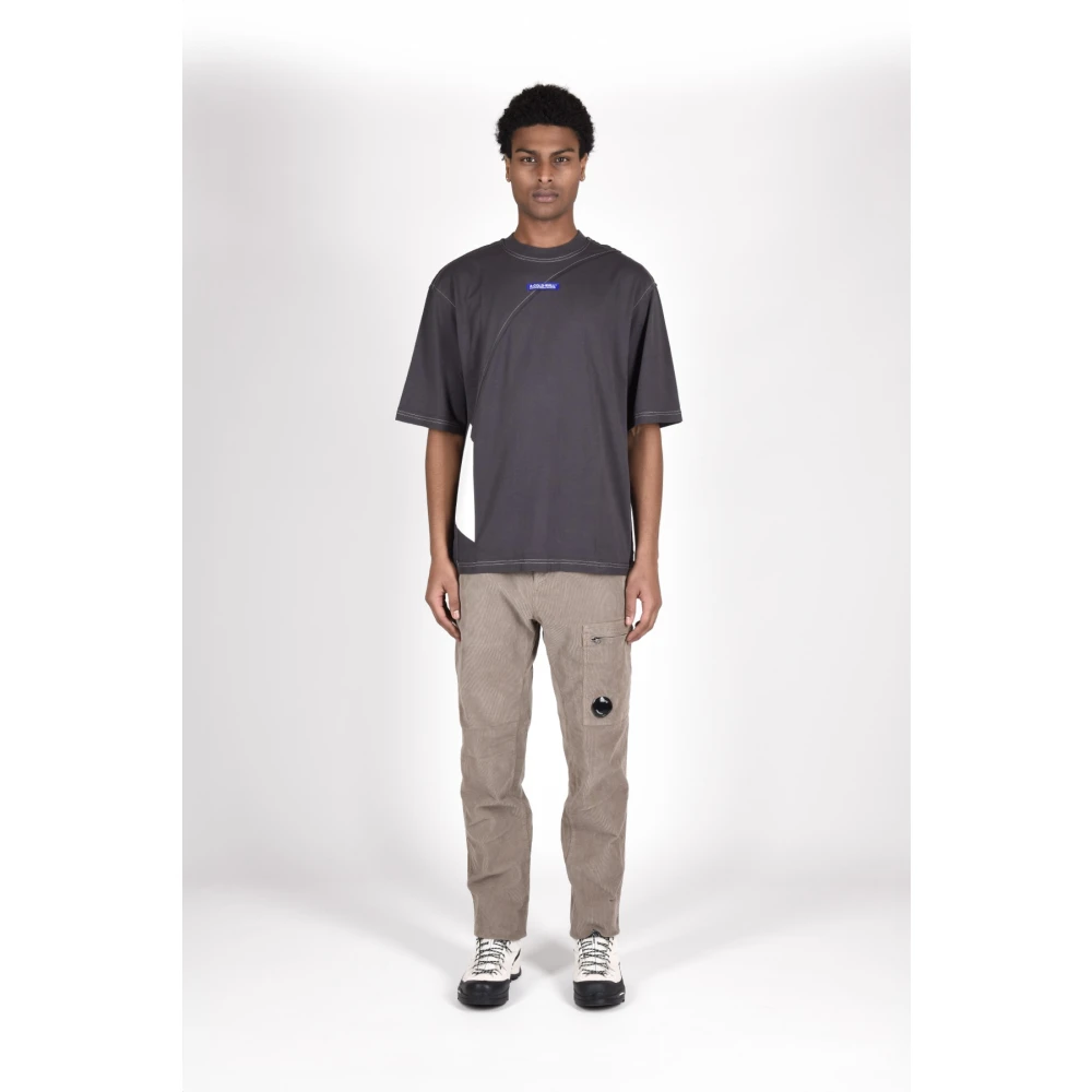 C.P. Company Katoenmix Slim Fit Broek Beige Heren