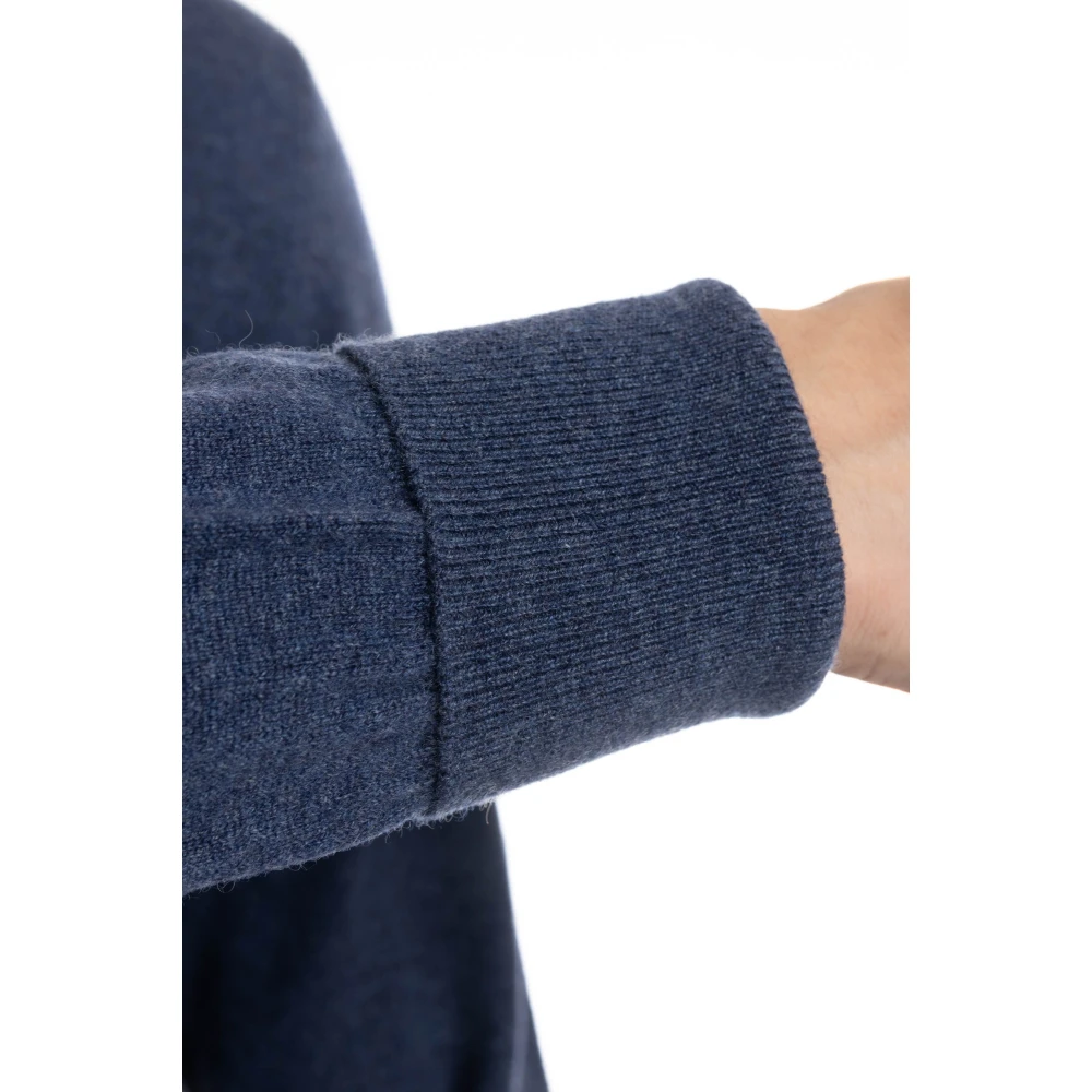Ballantyne Kasjmier Wintertrui Blue Heren