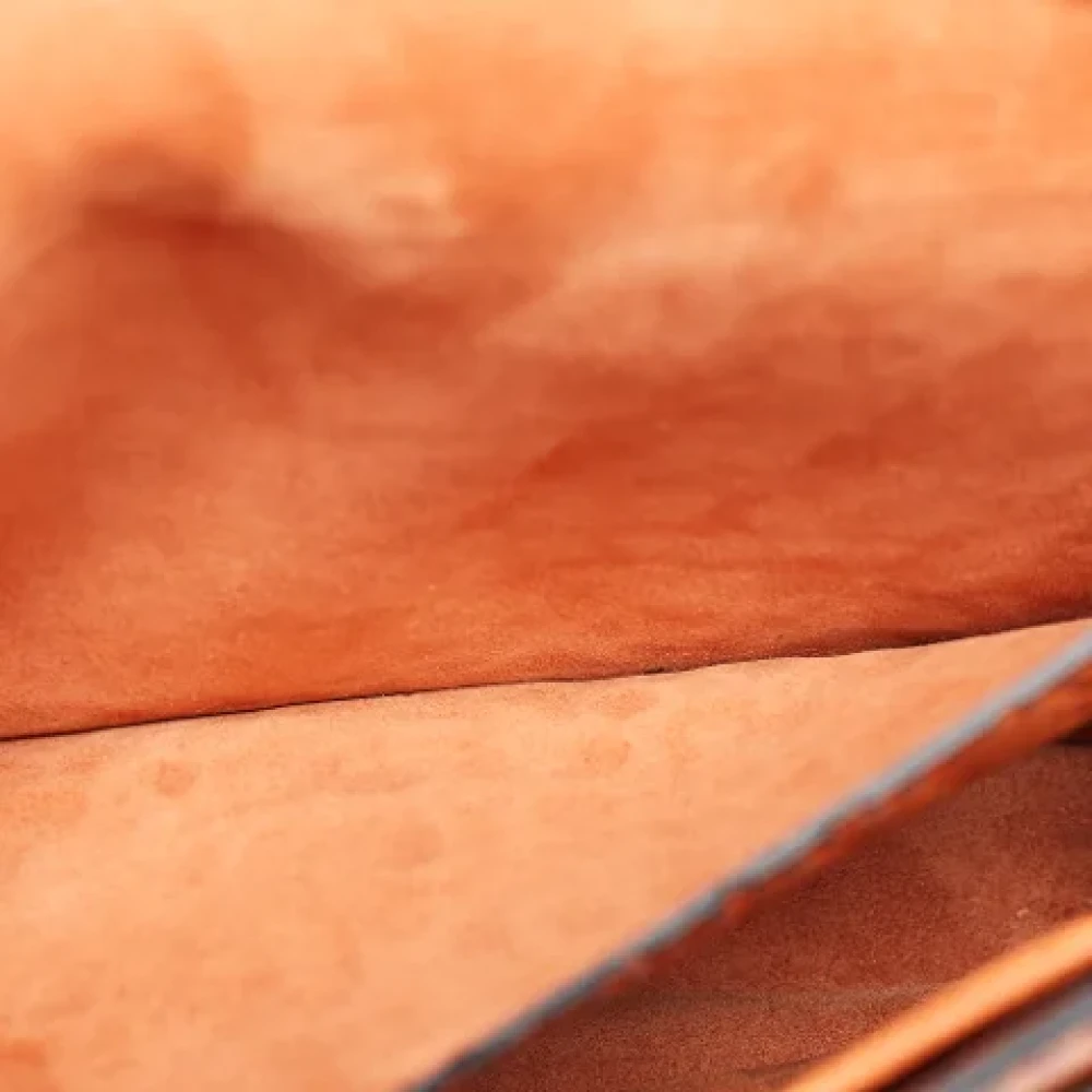 Dior Vintage Pre-owned Leather dior-bags Orange Dames