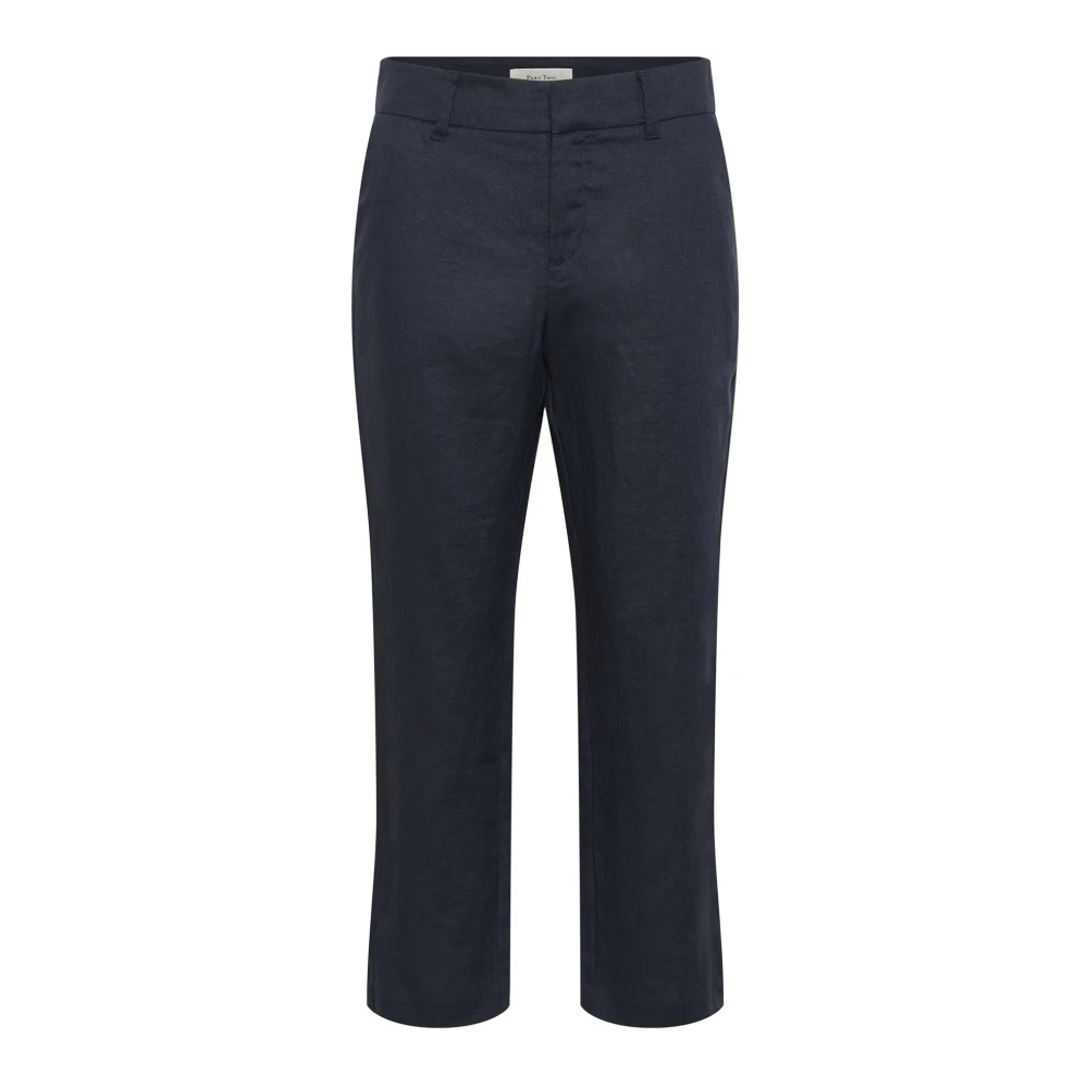 Part Two Elegante Linnen Broek After Midnight Black Dames