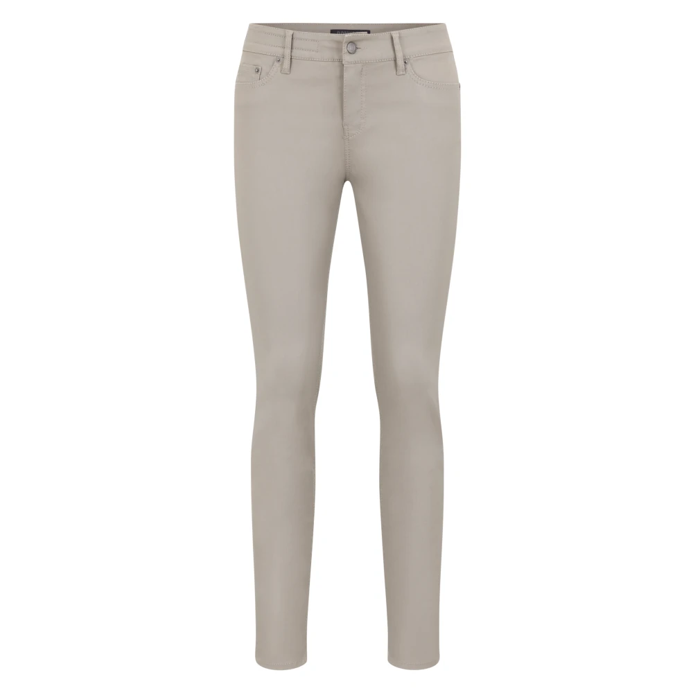 Drykorn Slim Fit Enkel Lengte Jeans Beige Dames