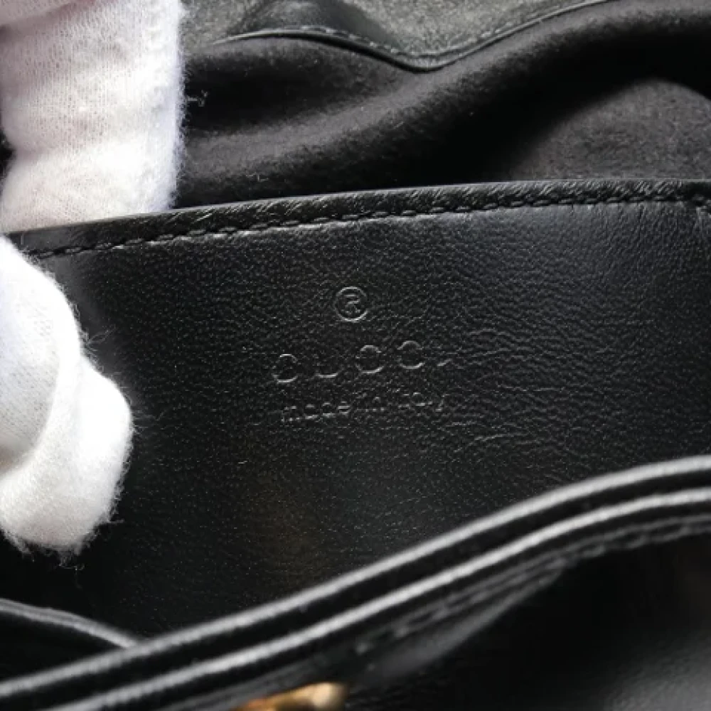 Gucci Vintage Pre-owned Fabric gucci-bags Black Dames