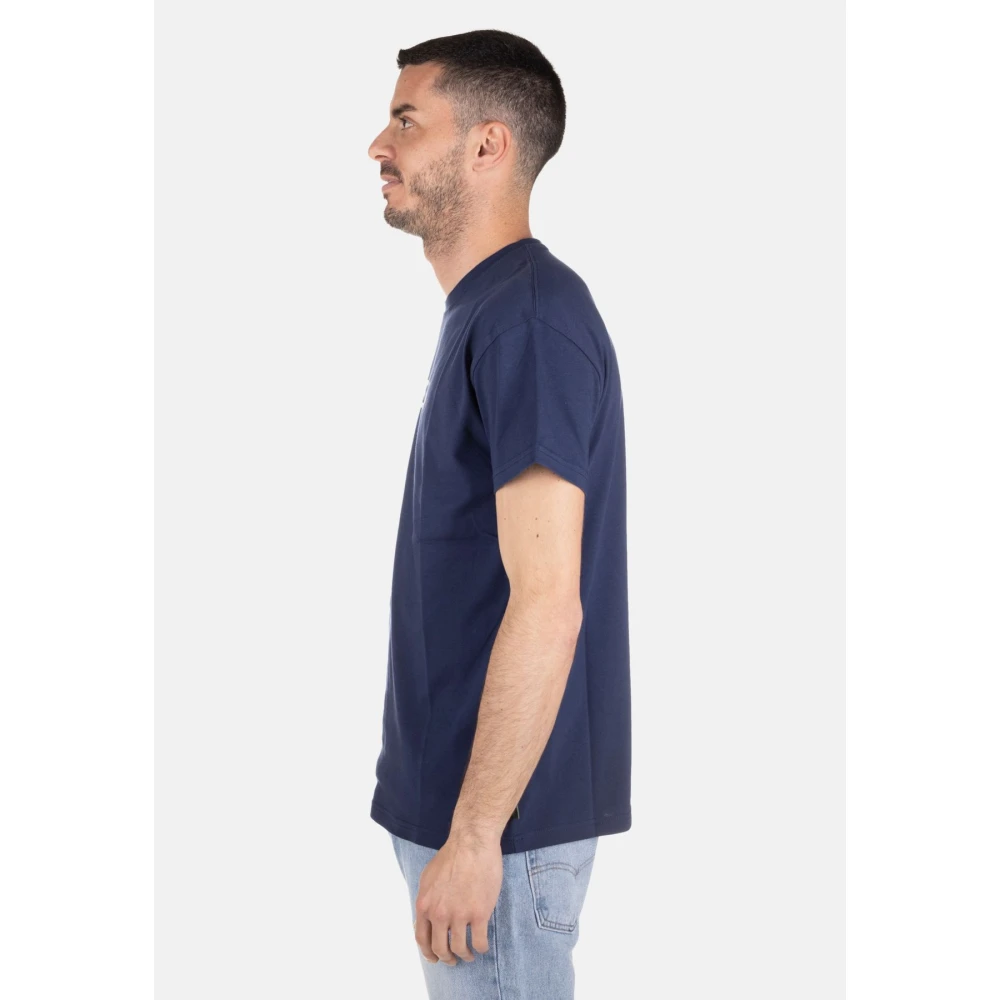 Aspesi Heren Basic T-shirt Blue Heren