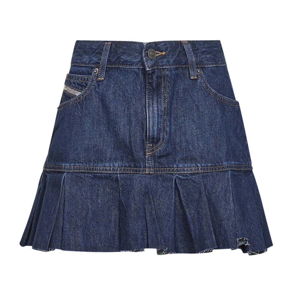 Diesel Women's Blue Denim Skirts, W29, Denim Skirt
