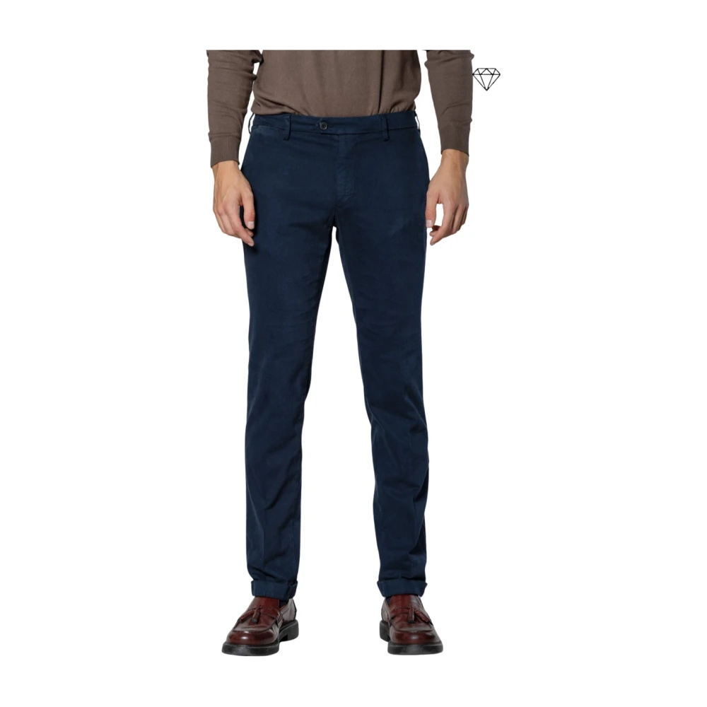 Mason's Uomo Blu Pantaloni, M, New,