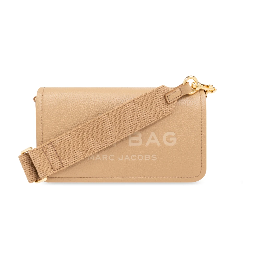 Marc Jacobs De Mini Bag leren schoudertas Beige Dames