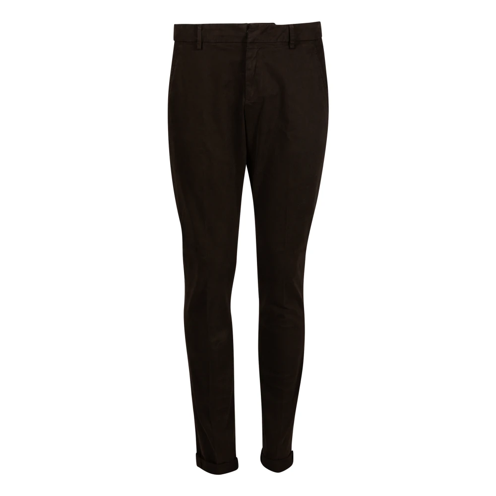Dondup Donkerbruine Slim Fit Broek Brown Heren