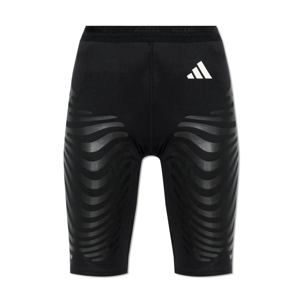 Adidas Performance Donna Nero - Adizero Control - Pantaloncini Leggings Da Corsa Neri / Neri - Immagine 3