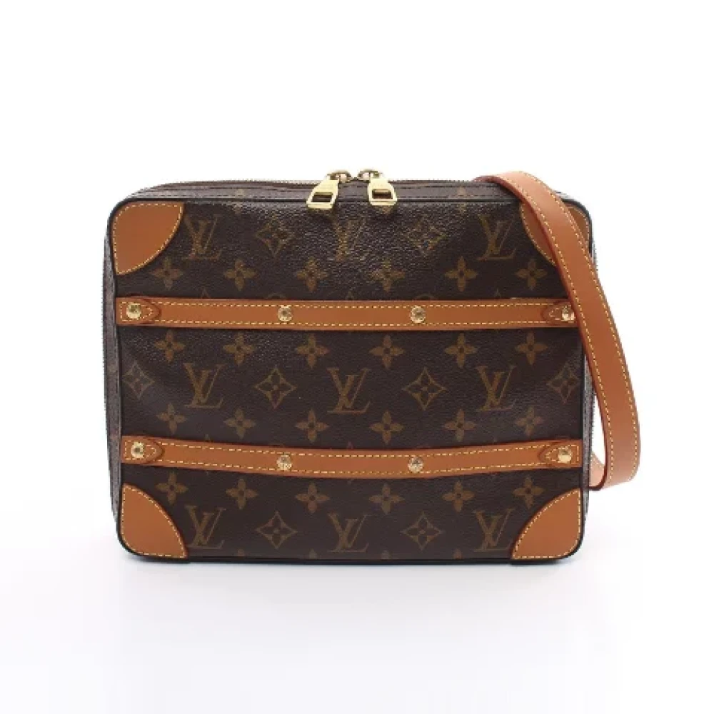 Louis Vuitton Vintage Pre-owned Canvas crossbody-bags Brown Dames