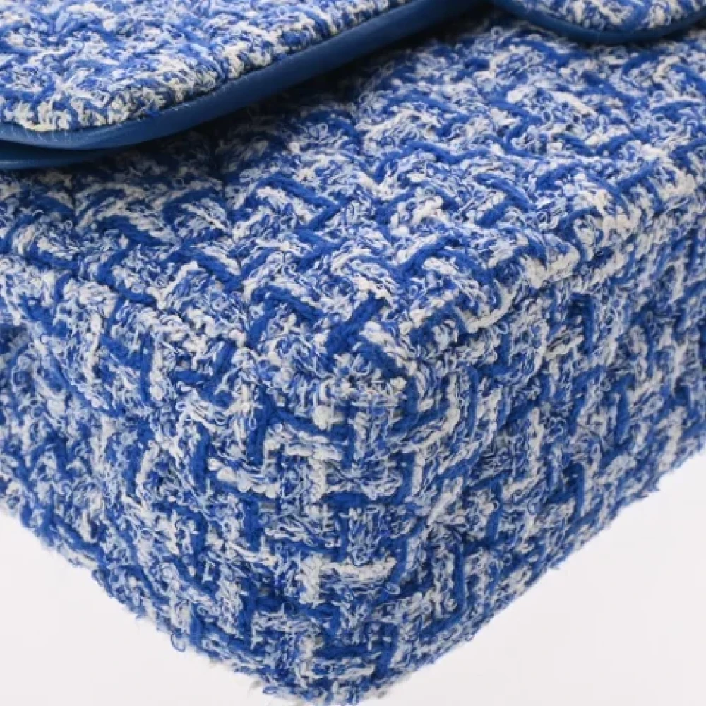 Chanel Vintage Pre-owned Fabric chanel-bags Blue Dames