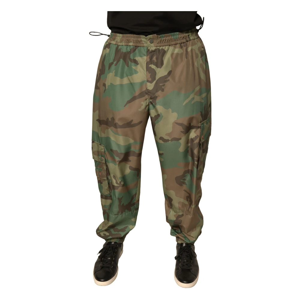 Dolce & Gabbana Camouflage Cargo Jogger Sweatpants Multicolor, Herr