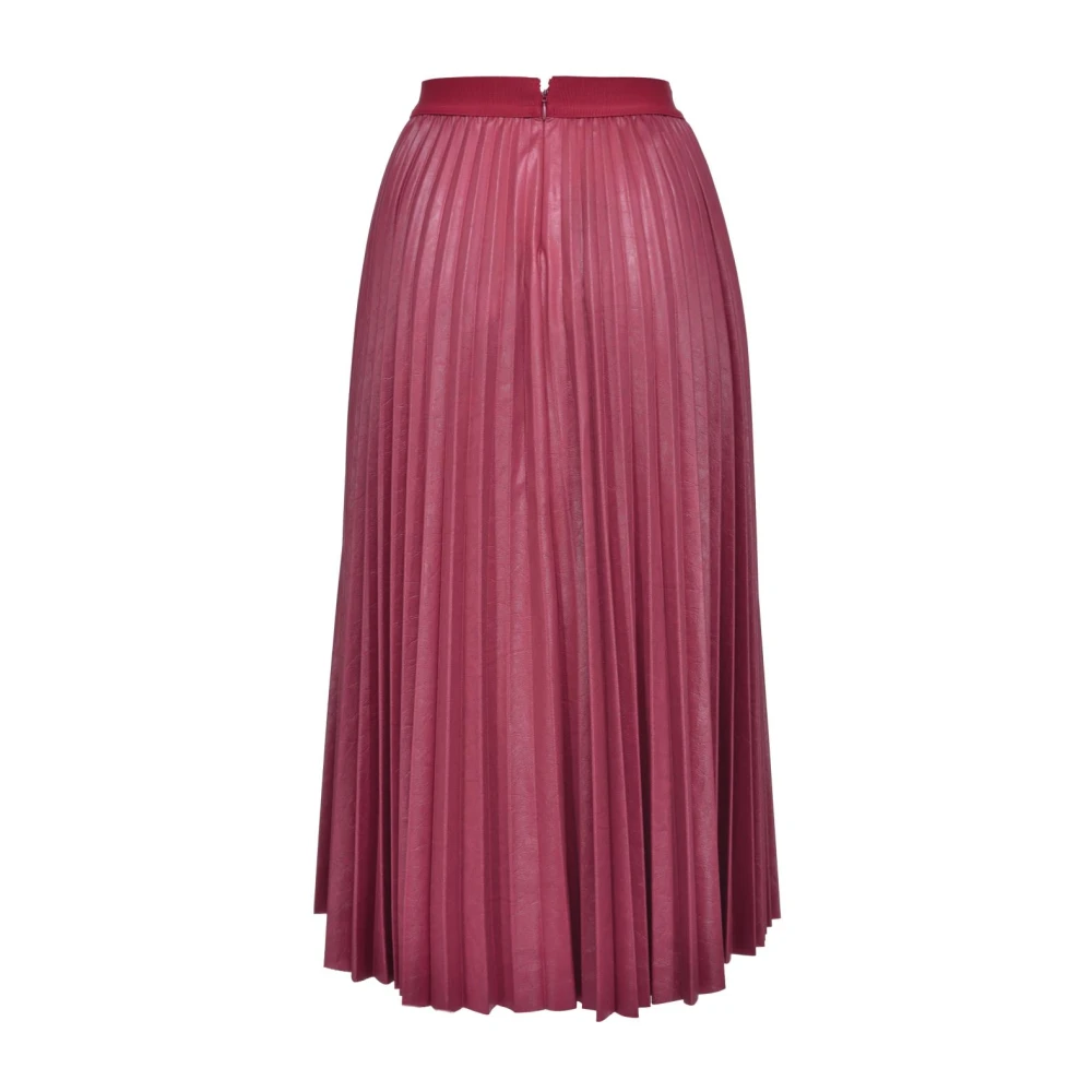 pinko Jersey Rok Montare Red Dames