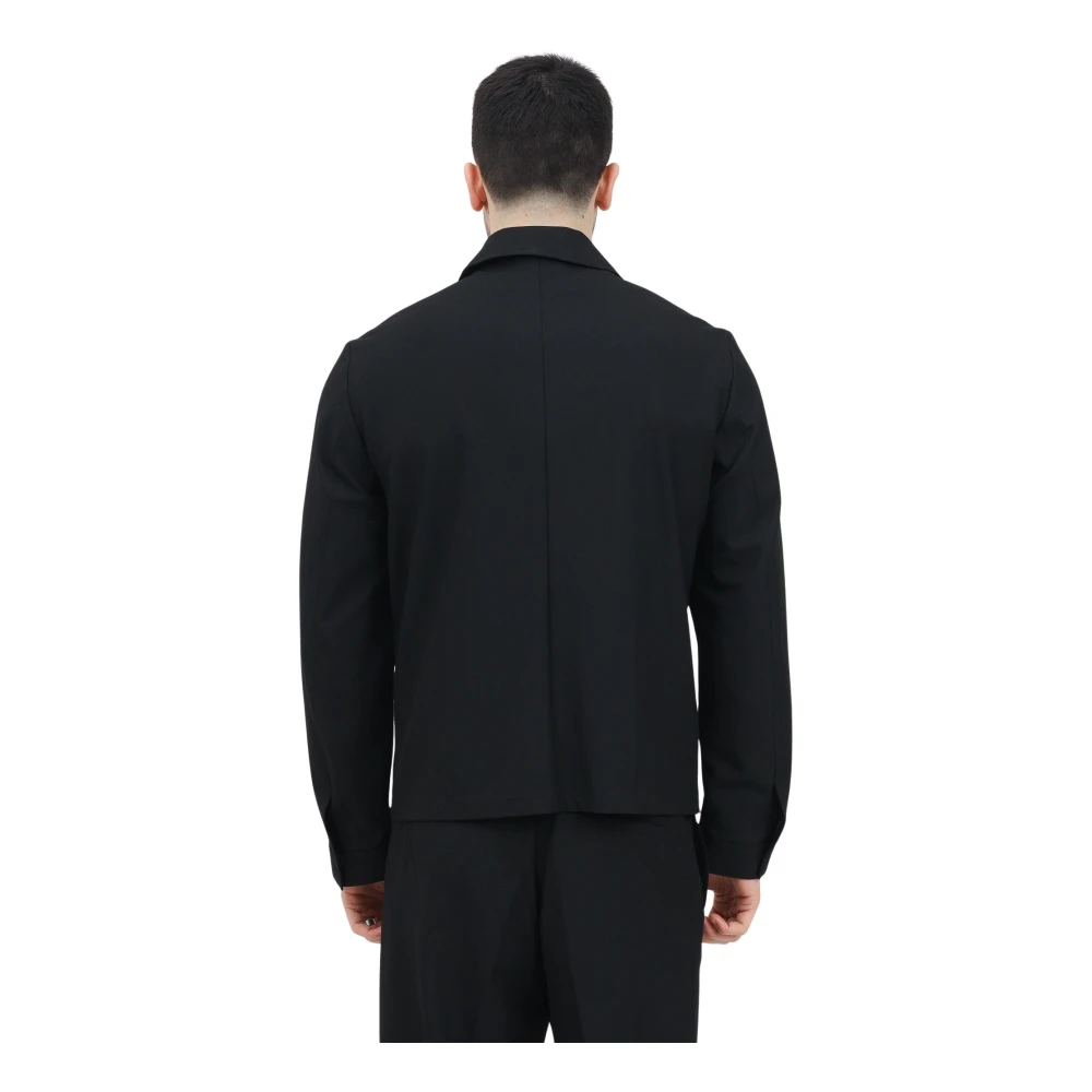 Selected Homme Zwarte Hybride Overhemd Blazer Jas Black Heren
