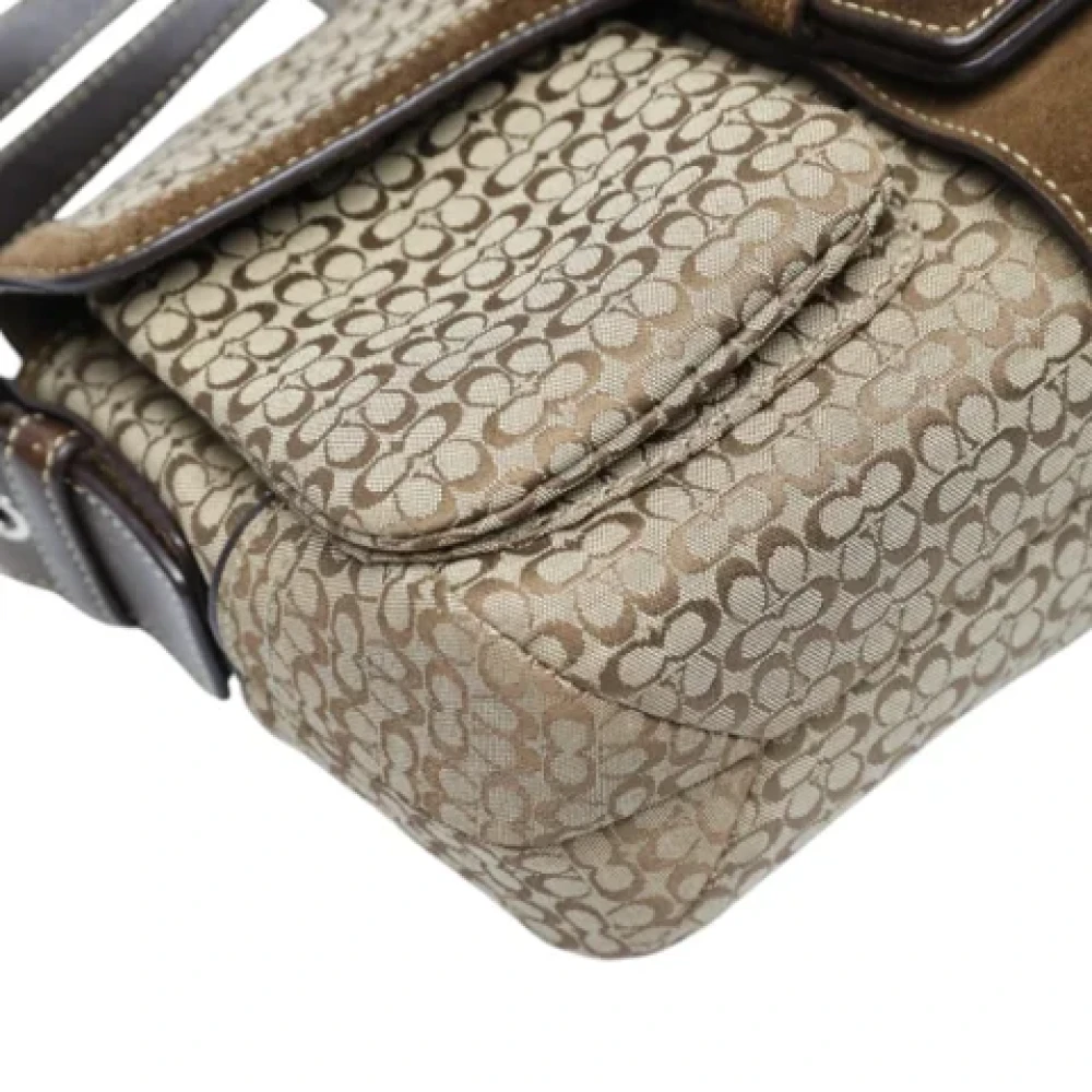 Coach Pre-owned Leather handbags Brown Dames