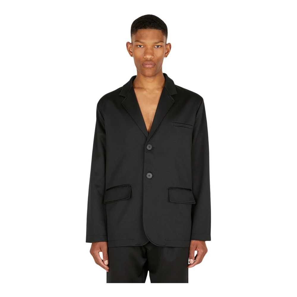 Soulland Men's Black Blazers, S, Gabe Single Breasted Blazer