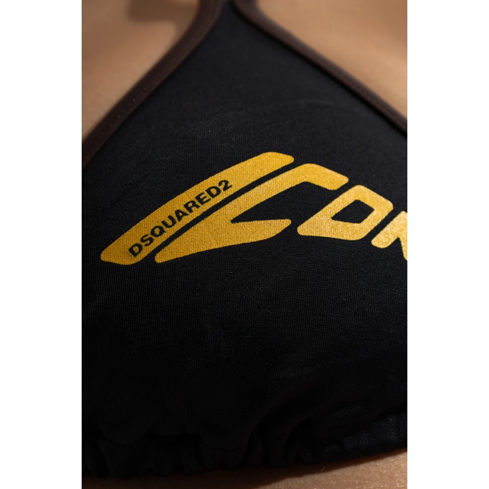 Dsquared2 Badpak top Black Dames