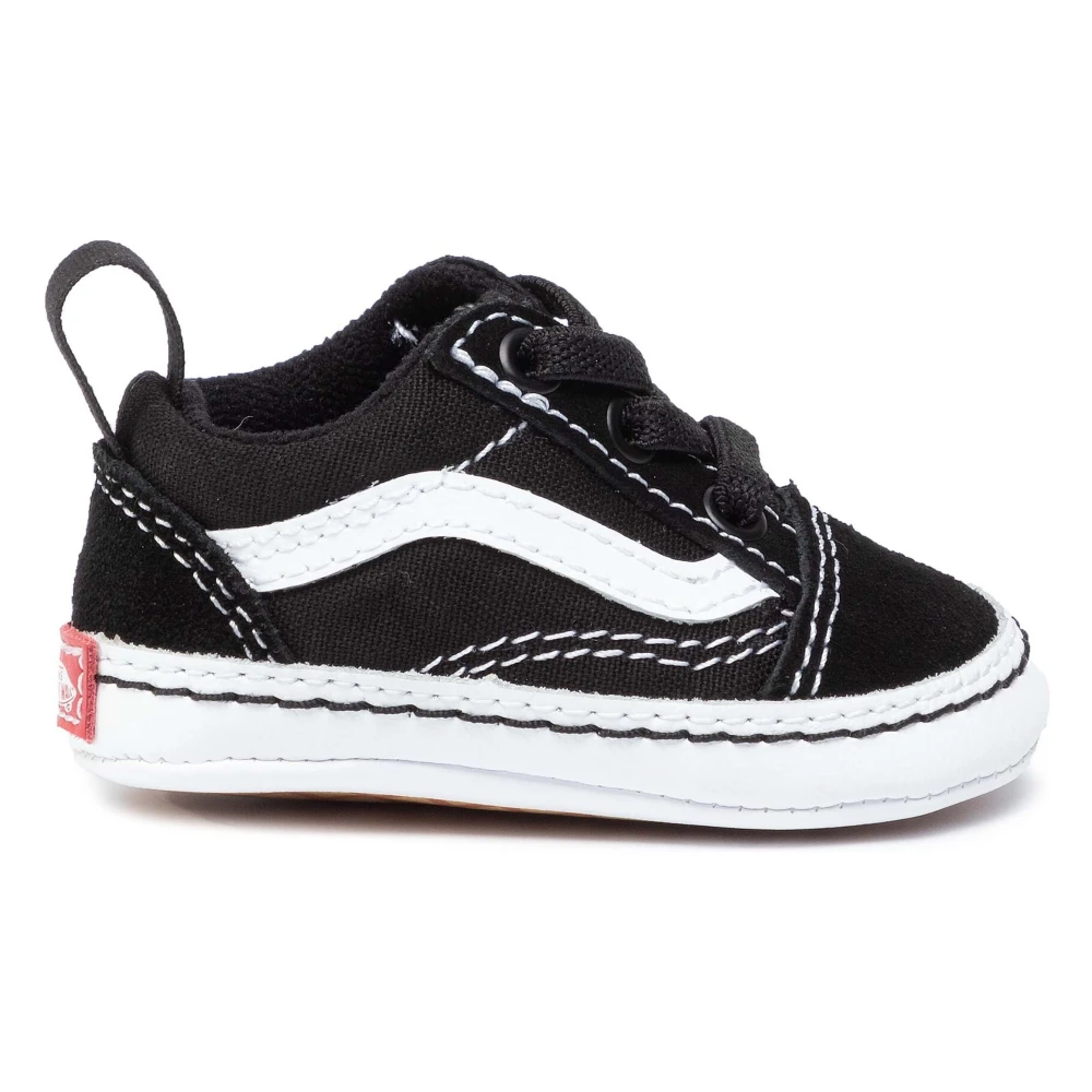 Vans Unisex Kids Black Kids Sneakers, 18 Eu, Old Skool Crib Trainersfor Kids