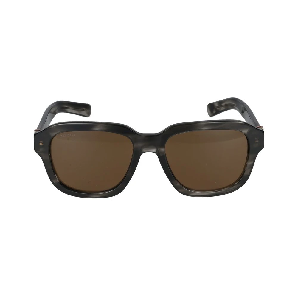 Gucci Men's Brown Havana Sunglasses Stylish Model