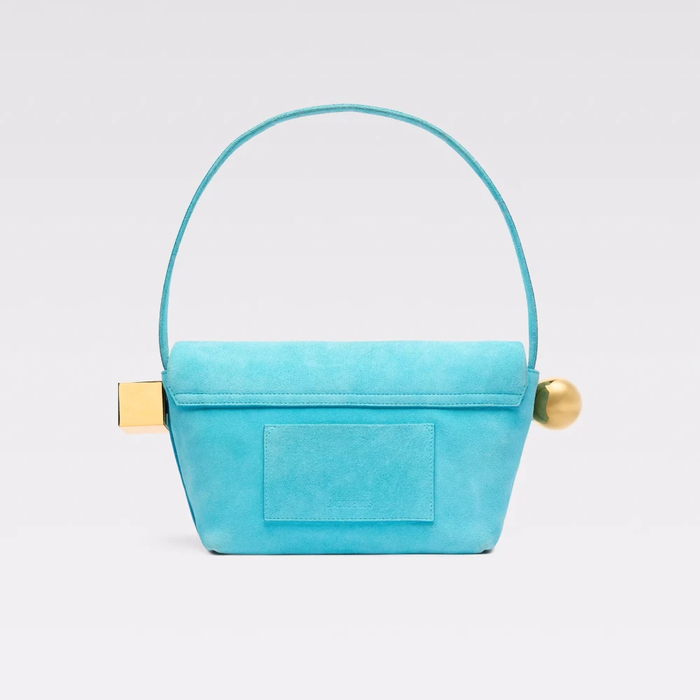 Jacquemus Turquoise Vierkante Tas Le Rond Carre Blue Dames