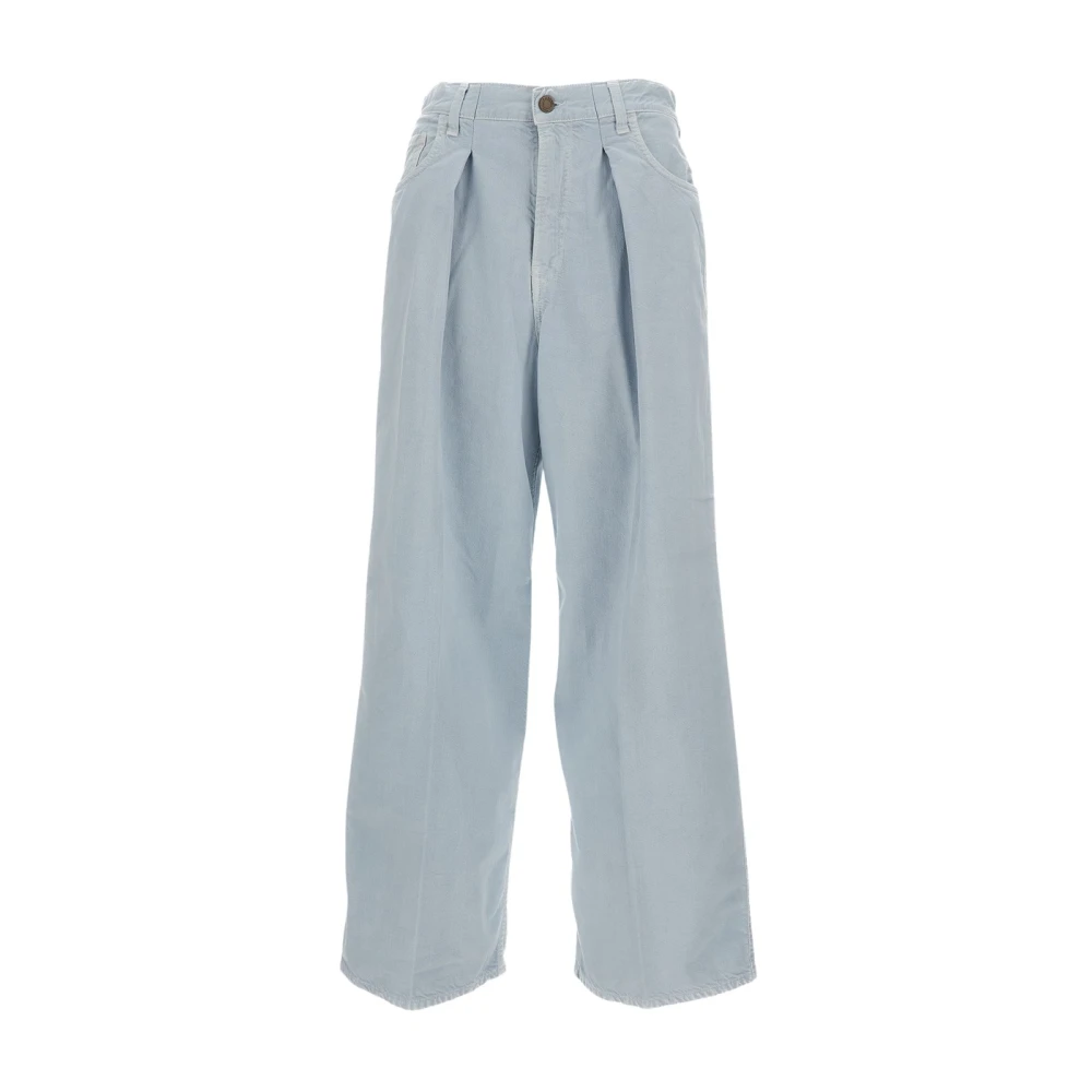 Haikure Women's Blue Wide Jeans, W24, Wide Jeans