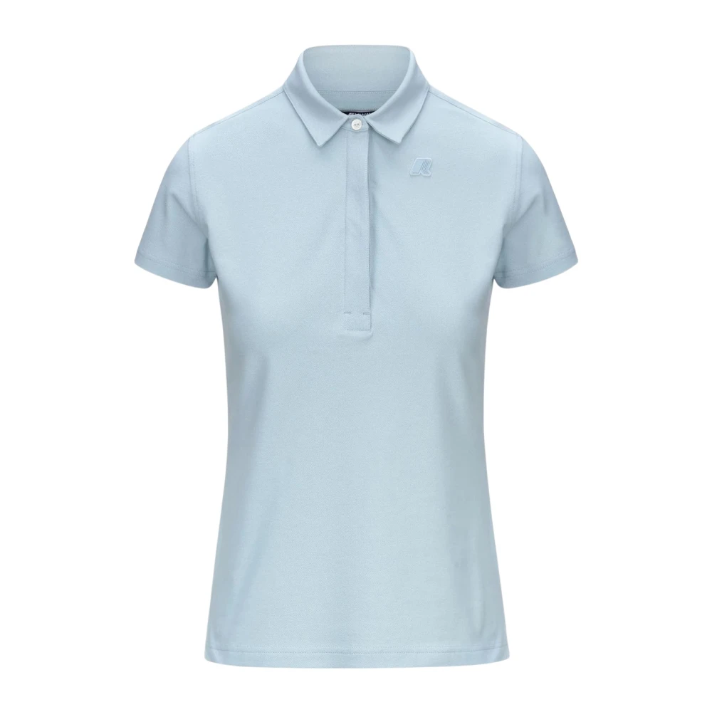 K-Way Vrouw Blauw Tops Dames, L, Polo Shirts