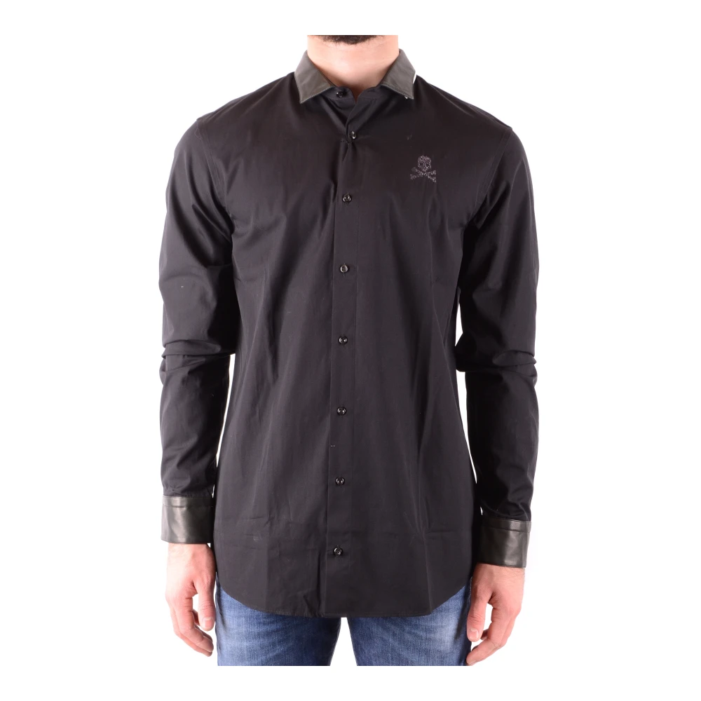 Philipp Plein Casual Shirts, Male, S, Casual Shirt Black