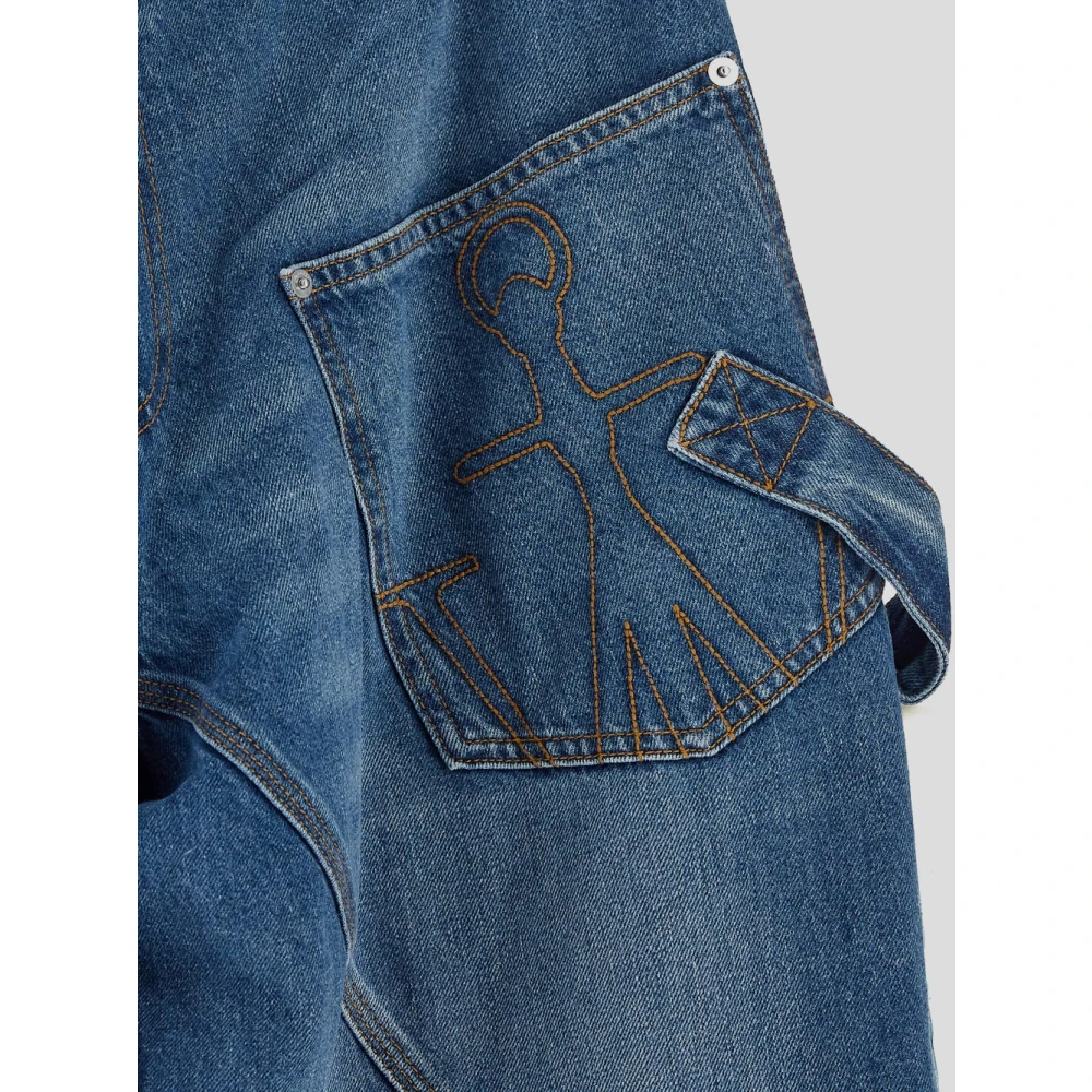JW Anderson Stijlvolle werkbroek jeans Blue Dames