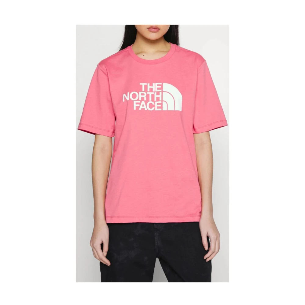 The North Face Relaxed Fit Crew Neck Tee Pink Dames