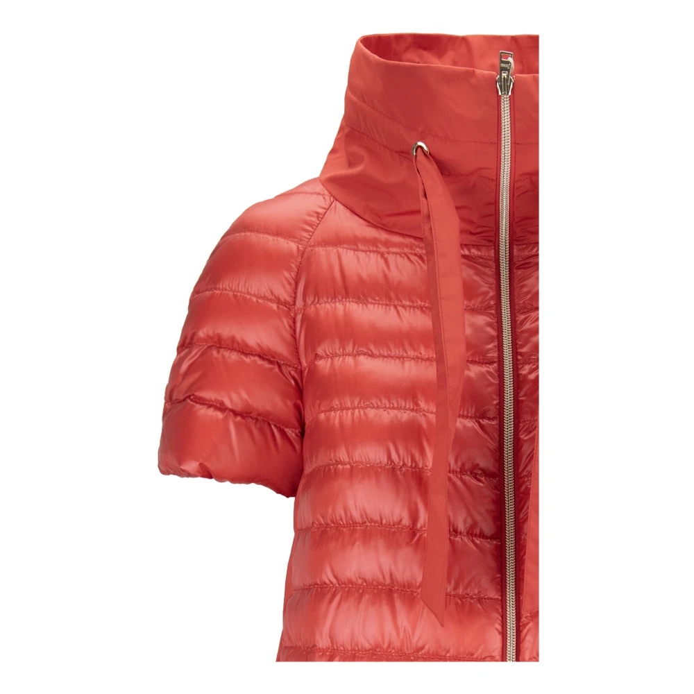Herno Korte donsjas met hoge kraag Red Dames