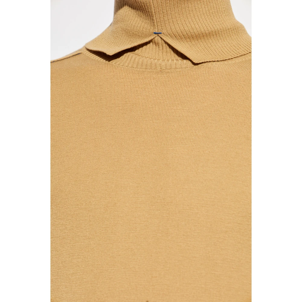 Burberry Wollen coltrui Beige Heren