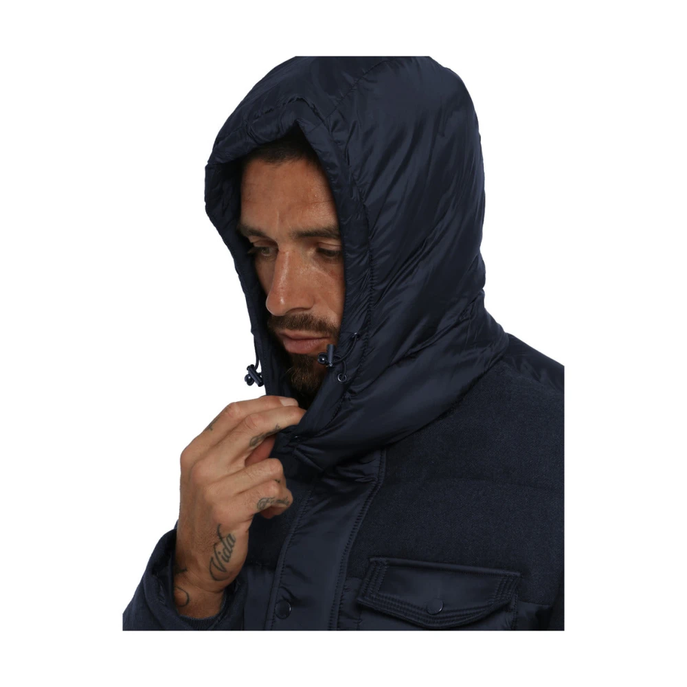 YES ZEE Kleding Jassen Blue Heren