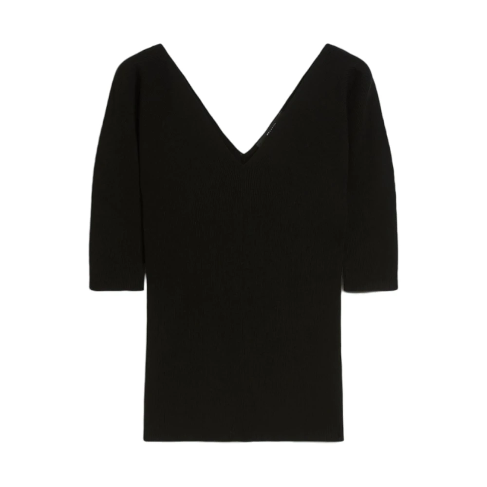 Max Mara Weekend Svarta Oceano Sweaters Black, Dam