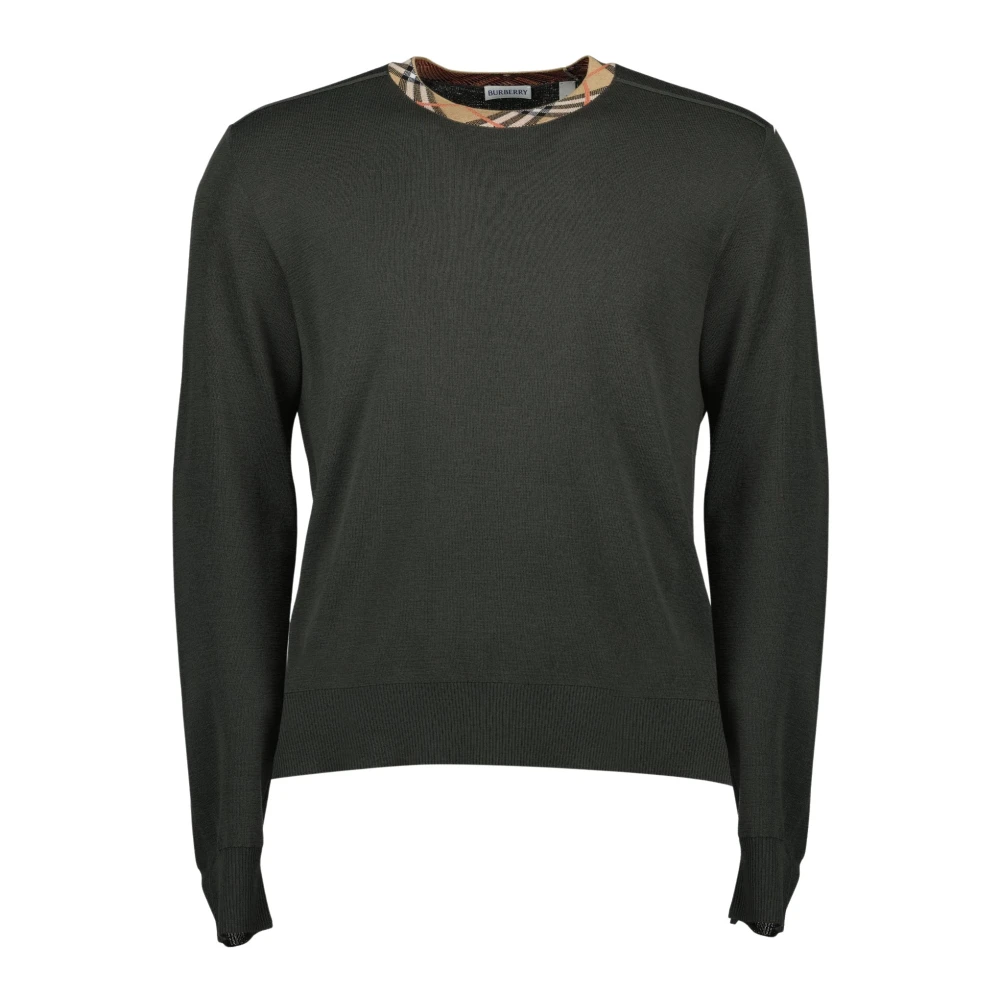Burberry Uomo Verde Maglie, S, New,